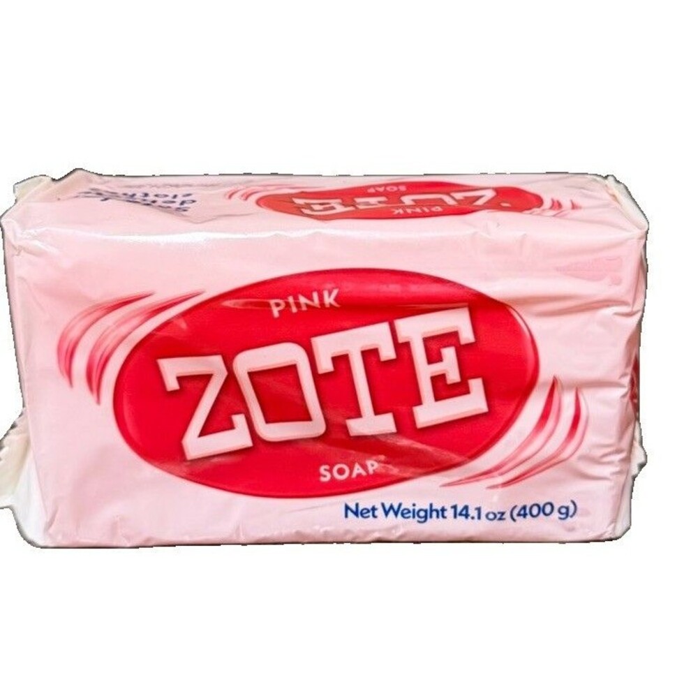Zote Pink Laundry Soap Washing Clothes Detergent 7 oz  -2 Bar